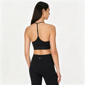 Großhandel Heißverkauf Offener Y-Rücken-Sport-BH für Damen, Custom High Elastic Tight Running Sports Fitness Kleidung Yoga Gerippter BH