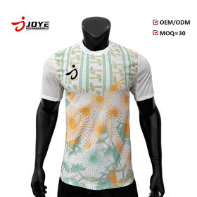 Maillot de football de l'équipe nationale à manches courtes hommes en gros Version de fan Version de joueur