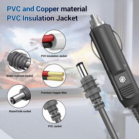 Werksverkauf DC Autoladegerät Universelles Netzkabel 5.5x2.1mm auf Autolade-Stecker Kompatibel mit Starlink Mini