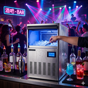 Energy Efficient Portable Ice Maker Compact Ice Machine for Outdoor Picnic Commercial Ice Machine