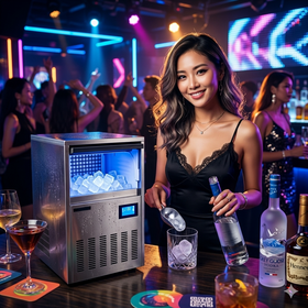 Top Performance Cube Ice Machine Industrial Ice Maker for Catering Service Commercial Ice Machine