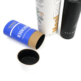 Maßgefertigte Papierhülsen Kraftpapier Räucherstäbchen-Röhrchen Papierfass Teedose Lebensmittelverpackung Geschenkbox Zylinder mit individuellem Aufdruck