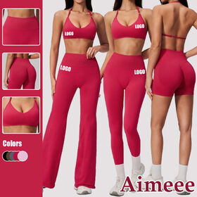 Vêtements de Yoga Fitness Mignons, Costume de Sport - Tenue de Sport Sexy sans Couture pour Femmes