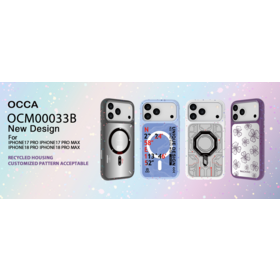 OCCA OCM000033B Customizable Pattern Color Dot Anti-shock Magnetic Phone Case for iPhone 17/18 Pro Series