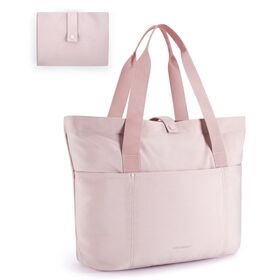 Sac Cabas Pliable Personnalisé avec Logo, Léger, Fermeture Éclair, Grand Polyester Coton pour Voyage, Bandoulière, Sac à Main pour Voyages, Travail, Usage Quotidien
