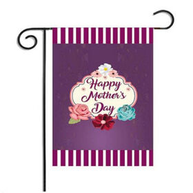 Custom Made sublimate Garden Flags blank Garden Flag Mother's day letters