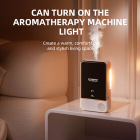 Aroma-Diffusor mit natürlichem ätherischem Duftöl, mit Licht, Dual-Use für Schreibtisch/Wandmontage, Mija-Anschluss