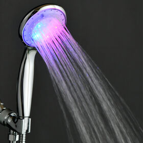 7 Color LED Handheld Shower Head, Water Powered Bathroom Shower Faucet, OEM Wholesale Manufacturer