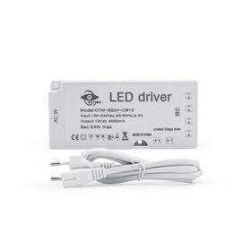 12V 2A 24W Sensor Switch LED Driver 110V-240V AC to DC