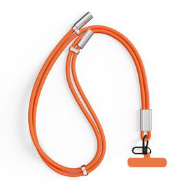 Benutzerdefiniertes Logo Lanyard Dual Typ-C Geflochtenes Ladekabel