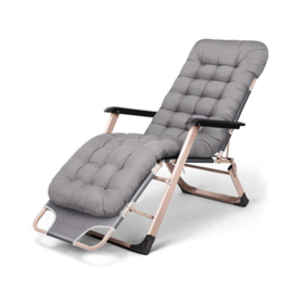Moderne Écologique Extérieur Tissu De Fer Pliant Chaise de Salon pour la Plage Jardin Camping Cour Gym/Entrepôt