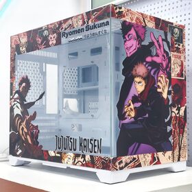 NPC Yuji Itadori Customized Computer Case Anime Custom PC Case Sea View Room Micro ATX Gaming Computer Cases & Towers