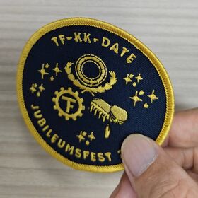 Unique Parfait Souvenir Emblème Badge Broderie Patchs Écologique Lavable Certifié ISO Qualité Premium pour Uniformes Mode 3