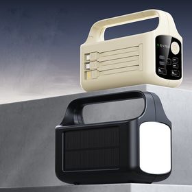 Heißverkauf 20000mAh 30000mAh 50000mAh Tragbares Solar Powerbank mit 3 eingebauten Kabeln, anpassbarem Logo, Li-Polymer-Akku für Camping