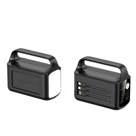 Batterie Externe Solaire Portable Haute Vente 50000mAh 60000mAh avec Câbles Intégrés, Charge Rapide 10W, Logo Personnalisable