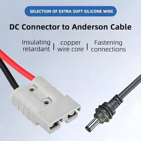 Starlink Mini Custom Anderso zu DC 5.5mm/2.1mm Stecker Stromkabel 18AWG Wasserdicht Kompatibel mit Starlink Mini
