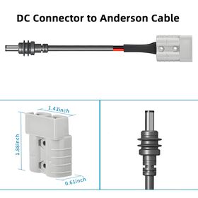 Starlink Mini Bestseller DC-Stromkabel DC zu Anderson, Anpassbar, für Starlink Mini, Wasserdicht für den Außenbereich, Grau