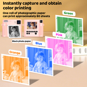 Appareil Photo Instantané pour Enfants avec Caméra Selfie