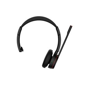 Kabellose Studio-Bluetooth-Kopfhörer TWS mit geringer Latenz (30 ms), Headsets für Callcenter und Büro mit hybrider Geräuschunterdrückung und Premium-Leder
