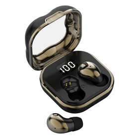 Bohnen-Stil TWS-Ohrhörer, Stereo, In-Ear, Schlaf-Ohrhörer mit Digitalanzeige, IPX4 wasserdicht für Musik
