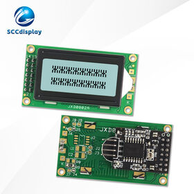 Russian IIC/I2C 8X2 dot matrix LCD display module FSTN White Positive character LCD display screen High brightness backlight