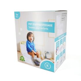 Hersteller kundenspezifisch verarbeitete Alterslabel-Druck Baby Töpfchen Verpackungsbox für Babyparty-Geschenk Großhandel Verpackung