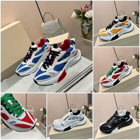 Luxury Sneakers Demivee Trainer In Mesh Fabric With Suede Inserts for Man High Quality