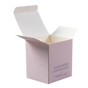Customize Pink Cardboard Box Logo Printing Shipping Box Cosmetic Beauty Packaging Box