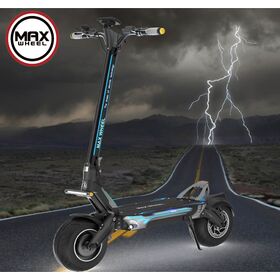 Trottinette Électrique de Course Haute Vitesse Maxwheel GT1 80 KM/H | Moteur Puissant 3500W 60V 30Ah | E-Scooter en Alliage d'Aluminium 12 Pouces