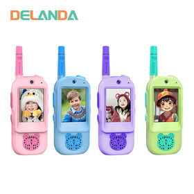 Easy to Use Kids Video Walkie Talkie Type-C Charging Video Intercom Toys 2Pack Christmas Birthday