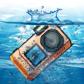 Waterproof 33FT IP68 Digital Camera Video Selfie Cameras Auto-Focus with SOS