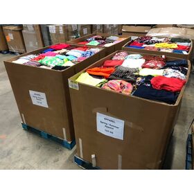 Liquidation Clothing Pallet (Golf/Polo/Dress Shirts) Kids Clothing 1000pcs Pallet Target Baby/Toddler Clothes 1000-1200 Pieces