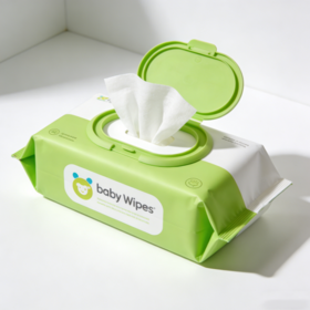 Bon service Best-seller En Plastique gratuit Lingettes D'eau Hypoallergénique Biodégradable Bébé Lingettes Pour Bébé et Enfants