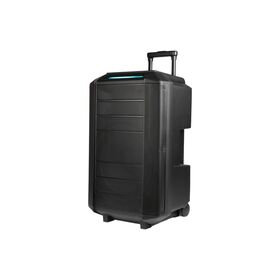 EXEN En Gros Haut-parleur de Fête Professionnel à Roulettes de 15 Pouces, Haut-parleur Portable sans Fil Haute Puissance de 200W avec TWS/Lumière RVB/BT/US