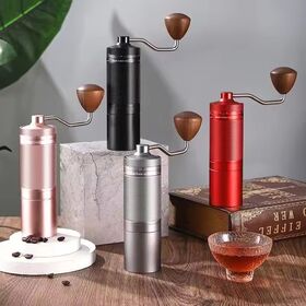 Best-Selling Italian-Style Home Use Stainless Steel Coffee Brewer Hand-Cranked Coffee Grinder Metal Material