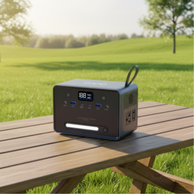 Banque d'alimentation de secours mobile petite charge solaire camping 220v lifepo4 100w ac sortie portable générateur de centrale électrique pour ordinateur portable