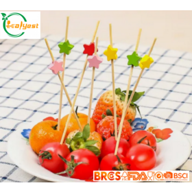 FSC 150mm Biodegradable Bamboo Picks, Disposable Food & Fruit Skewers