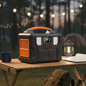 Station d'énergie portable au lithium 499.5Wh pour extérieur, générateur solaire 500W AC/DC pour camping, stockage d'énergie domestique d'urgence