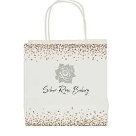 Bon marché personnalisé couleur papier sacs-cadeaux pour boulangerie pain et pâtisserie emballage