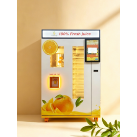 24/7 Self-Service Frischsaft-Verkaufsautomat: Fruchtsaftspender aus lebensmittelechtem Material mit Bestandsverwaltung für den gewerblichen Einsatz
