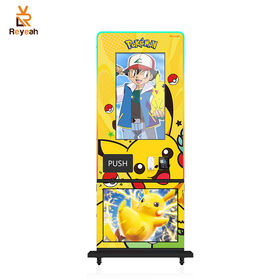 Vente chaude Pokemoned Anime Cartes Distributeur Automatique Carte De Jeu TCG Carte Distributeur Automatique Prend En Charge QR Code Paiement