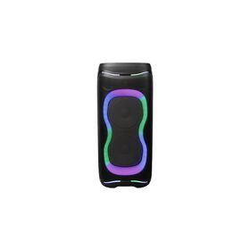 Haut-parleur de fête professionnel double sans fil 6,5/8/10 pouces, 60W-80W, haut-parleur portable à roulettes avec TWS, lumière RVB, micro, série BTS-C687