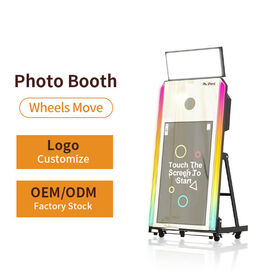 Coréen Phoprint 32 Pouces Écran Tactile Appareil Photo Numérique Miroir Photo Stand Selfie Photo Booth pour Parti Galas Banquets Anniversaires Événement