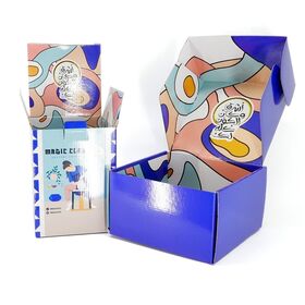 En gros Personnalisé Imprimé E Flûte Ondulé Mailer Boîte En Carton Coffret Cadeau Boîte D'emballage pour L'expédition Au Détail