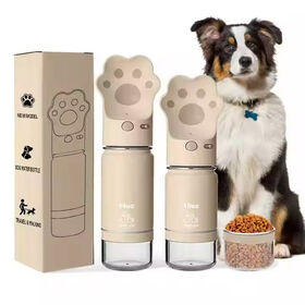 Pet Water Bowl 14oz Insulated Stainless Steel Anti Skid Base USDA Compliant Drinking Station