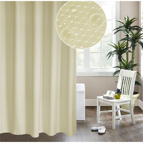 Hot sale new design heat transfer custom logo waterproof hook shower curtain