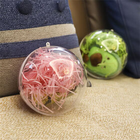 Wholesale Christmas Decoration Shatterproof Clear Plastic Christmas Balls