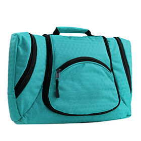 Multicolored Handle Travel Toiletry Bag
