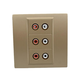 Convenient A/V Wall Plates for Connectivity