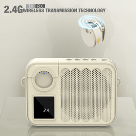 Altavoz portátil del amplificador de la voz del micrófono inalámbrico de la solapa 2,4G